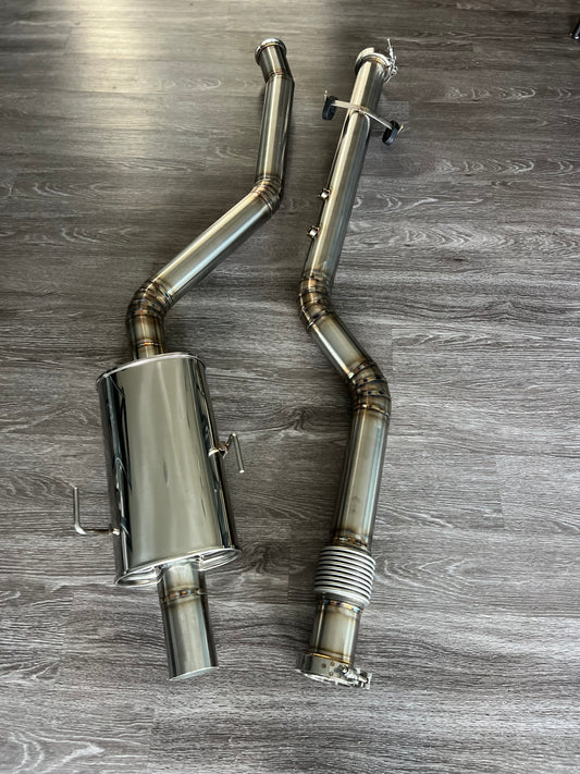 3" Exhaust System for BMW E36 Turbo Setup - fits Coupe/Sedan